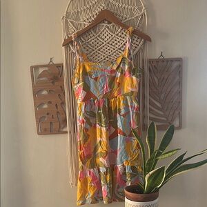 Japna Small Sundress Floral Abstract Print